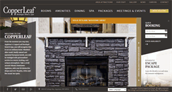 Desktop Screenshot of copperleafhotel.com